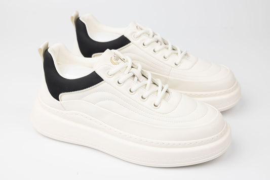 Men's genuine leather sneakers FRANCO GERARDO 88118 White