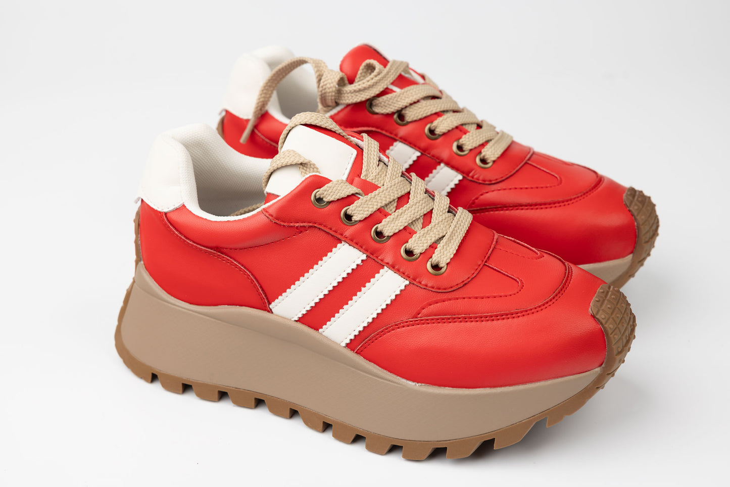 Adidași damă casual sport FEELING 25110 Roșu