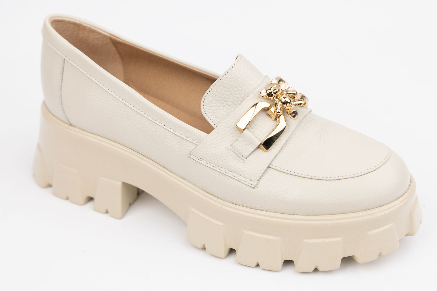 Pantofi dama piele naturala NIKE 974 BEJ