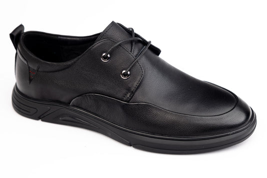 Pantofi barbati piele naturala MELS 83038 T N MARE+ MIC