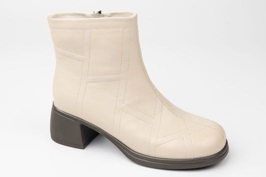 Ghete damă piele naturală FORMAZIONE 9120 Crem (36-42)