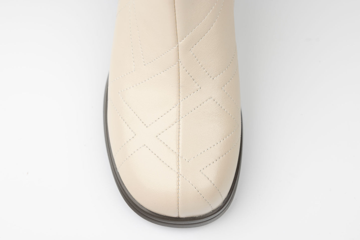 Ghete damă piele naturală FORMAZIONE 9120 Crem (36-42)