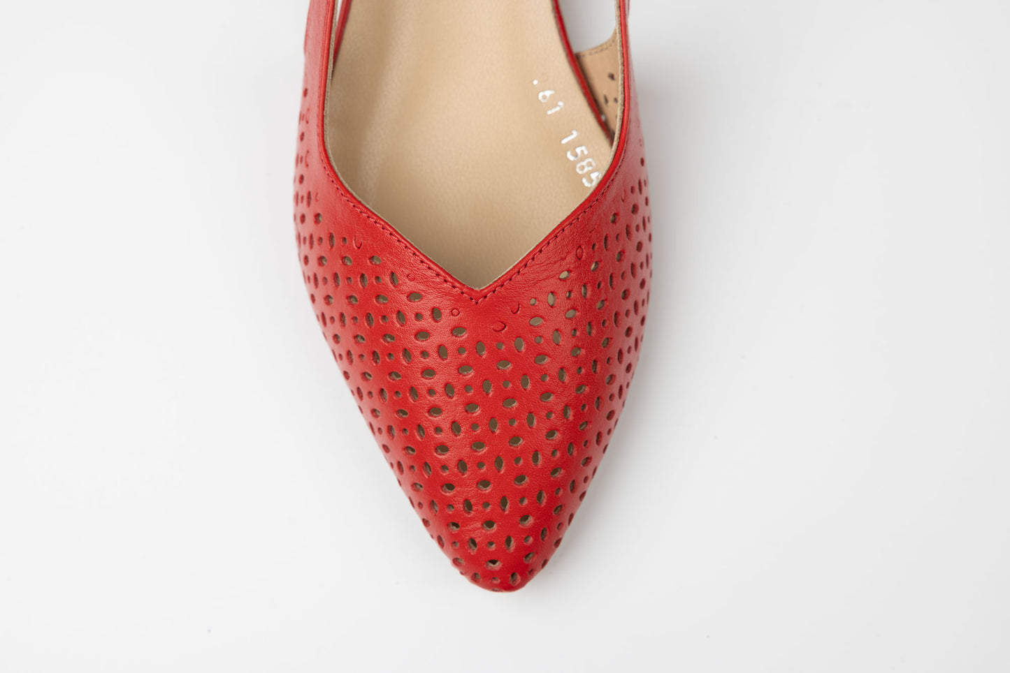 Pantofi dama piele naturală LSD 6000 Roșu