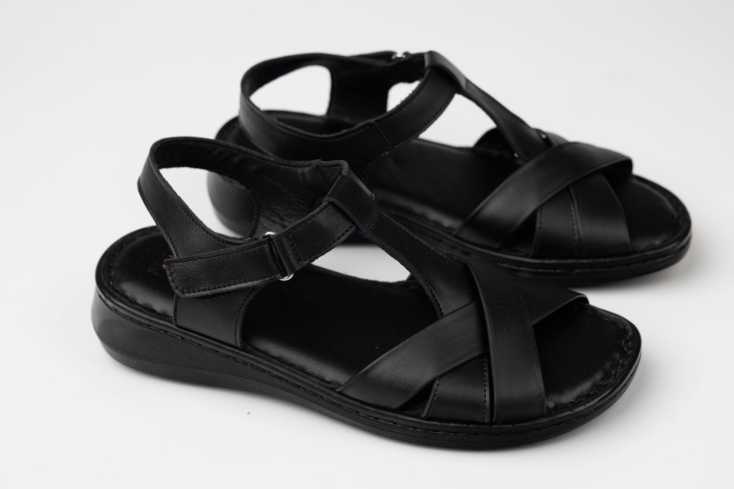 Women's genuine leather sandals ADELINE Flory N