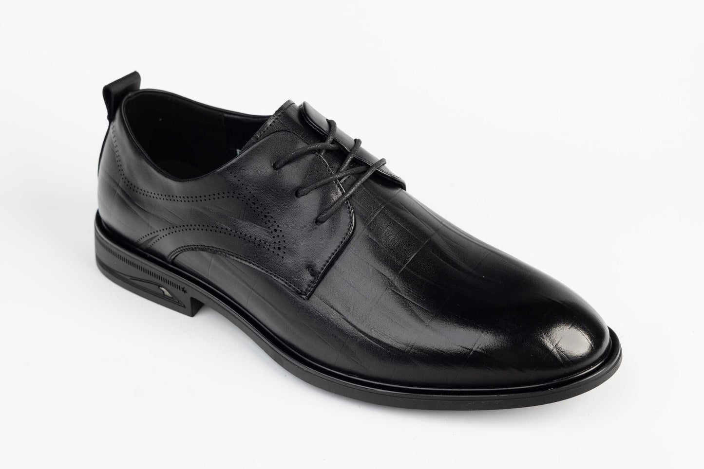 Elegant men's shoes made of genuine leather MELS 16330 N