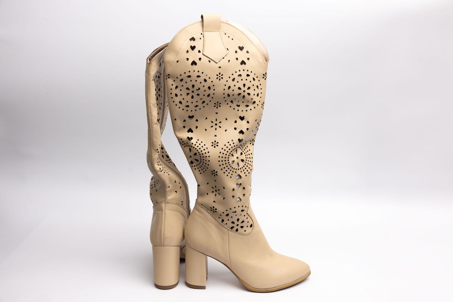 Boots PERLA 1506 Beige perf