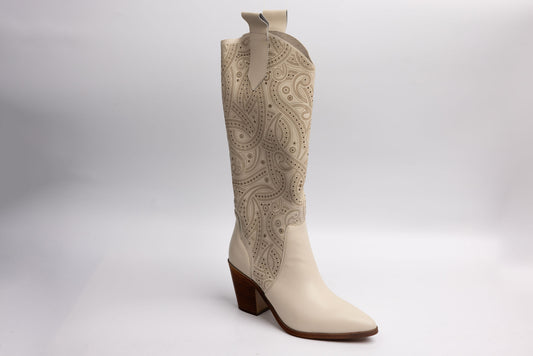Cizme dama PERLA 1750 Bej perf
