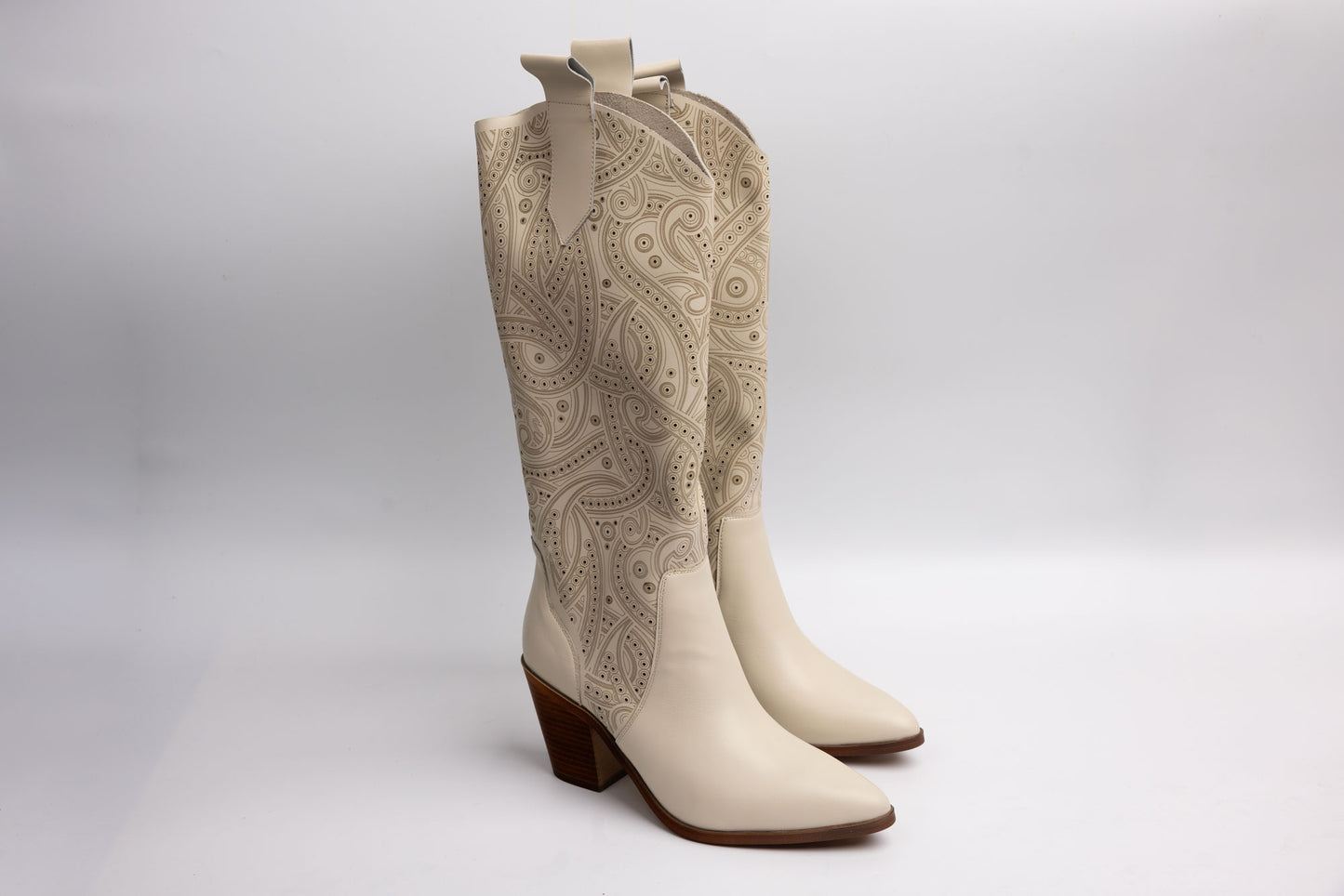 Women's boots PERLA 1750 Beige perf