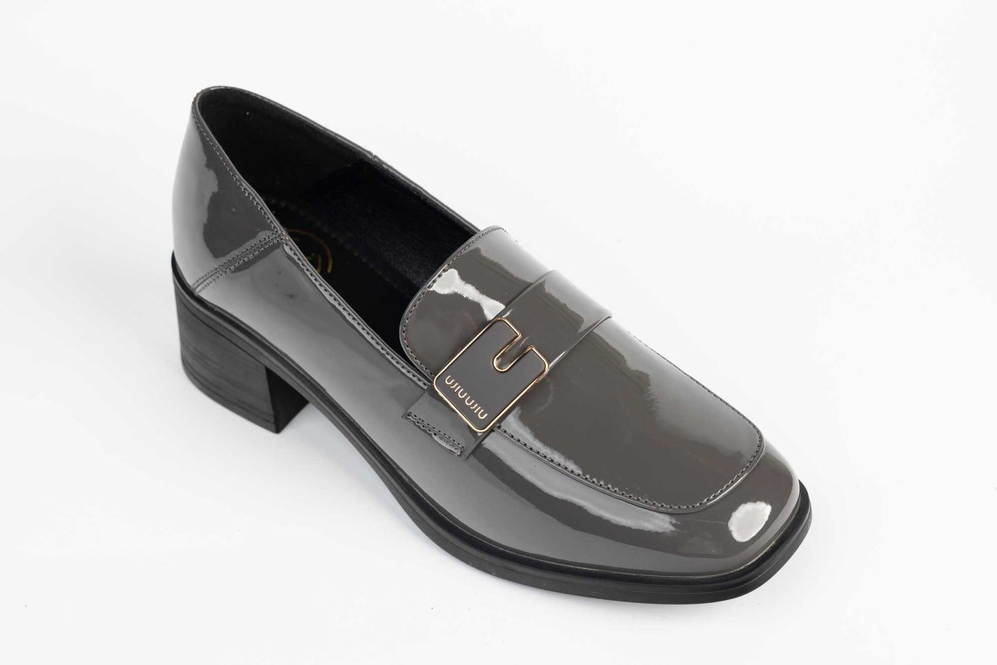 Elegant women's shoes made of genuine leather FORMAZIONE 5015-8 Grey