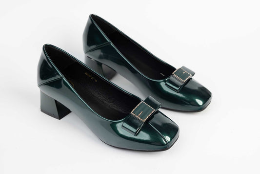 Pantofi dama eleganti piele naturala FORMAZIONE 508-27 Verde lac