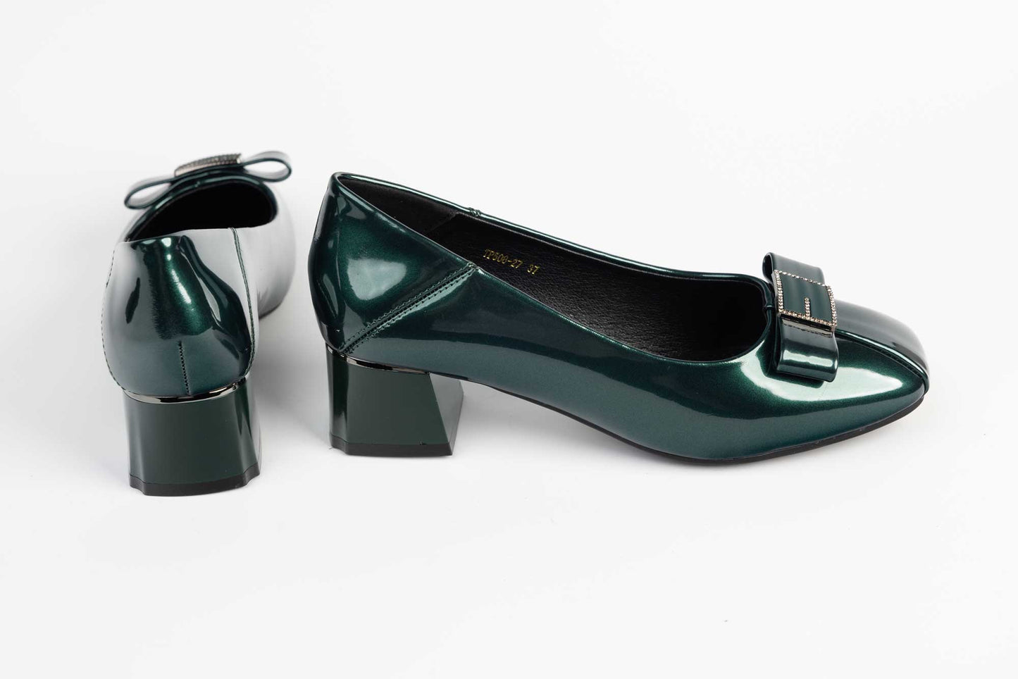 Pantofi dama eleganti piele naturala FORMAZIONE 508-27 Verde lac