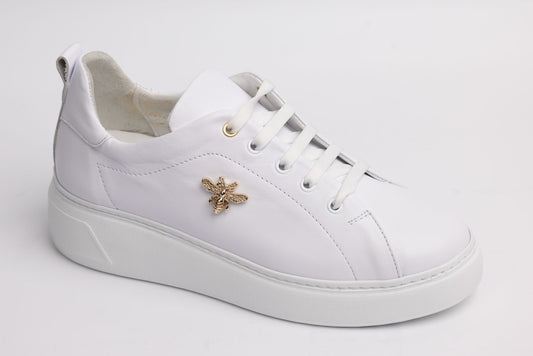 Pantofi damă piele naturală PERLA 3166 Alb