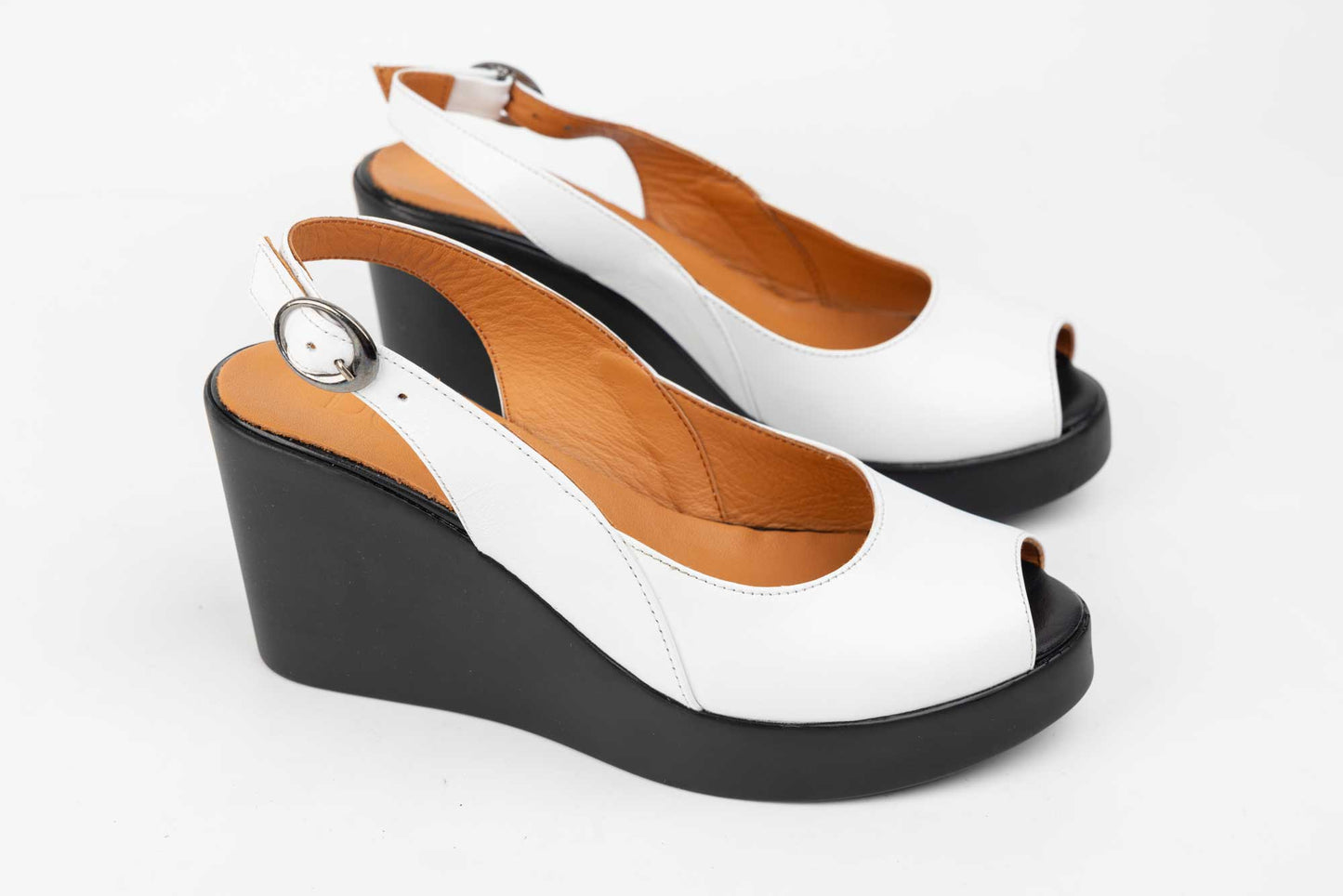 Women's genuine leather sandals DOGATI 201 White