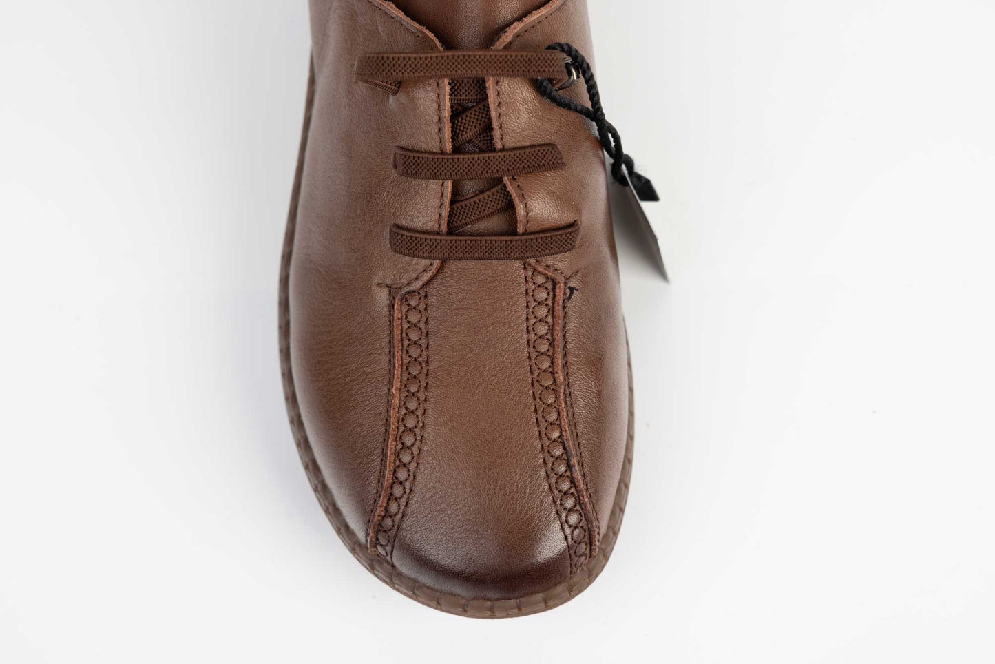 Women's casual shoes made of genuine leather FORMAZIONE 99-5 Brown