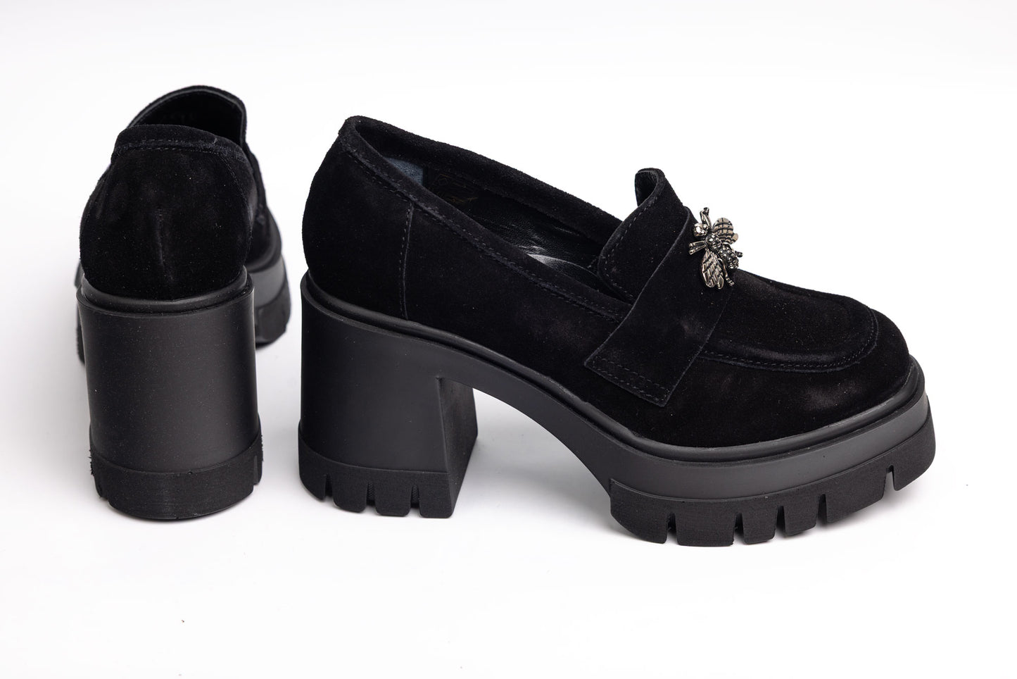 Women's shoes made of genuine suede leather PERLA 3690 N Vel