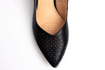 Pantofi dama piele naturală decupați PULSO 554 N XXL