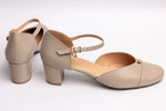 Pantofi dama piele naturală PULSO 549 Bej XXL