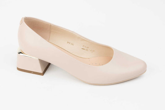 Pantofi dama piele naturala 9936 Nude