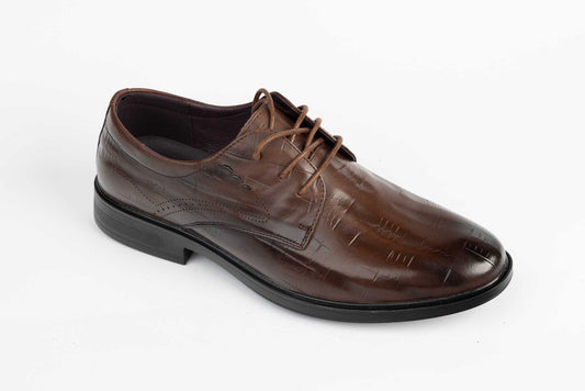Pantofi barbati piele naturala MELS 817300 Maro