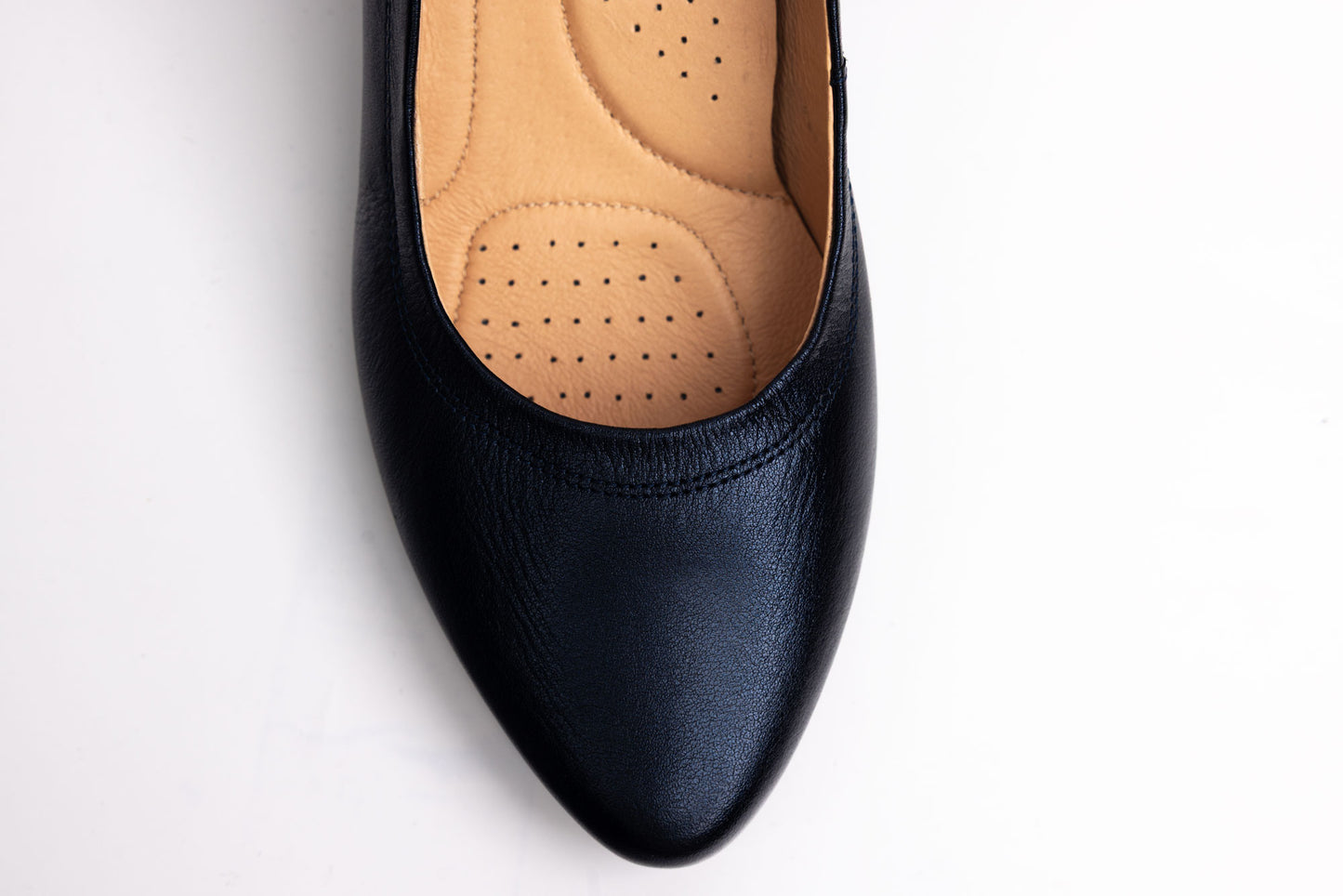 Pantofi dama piele naturală PULSO 1326 Blue XXL Aur