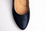 Pantofi dama piele naturală PULSO 1326 Blue XXL Aur