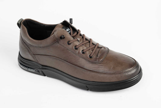Pantofi  piele naturala MELS sport 92119 Grey