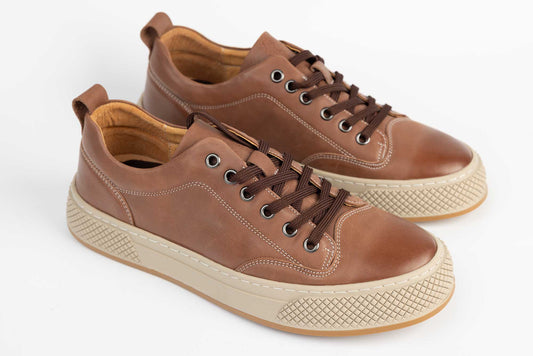 Pantofi bărbați casual MELS 0197 coffe