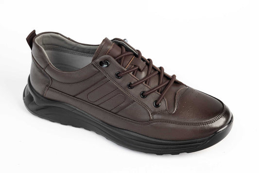 Pantofi barbati piele naturala MELS 11231 Maro