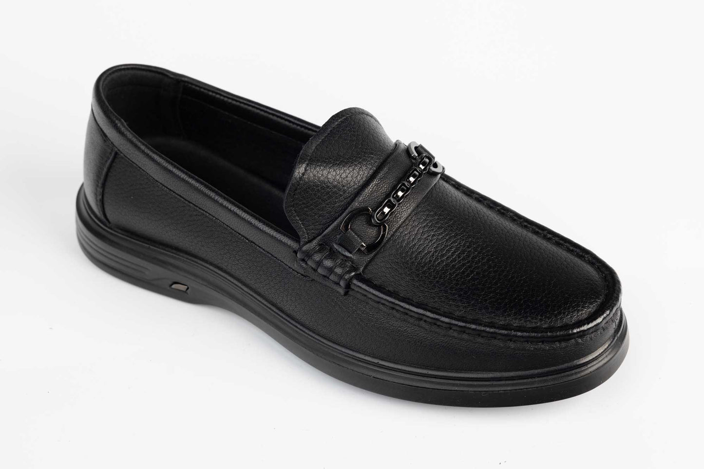 Men's genuine leather shoes MELS 23858 Black