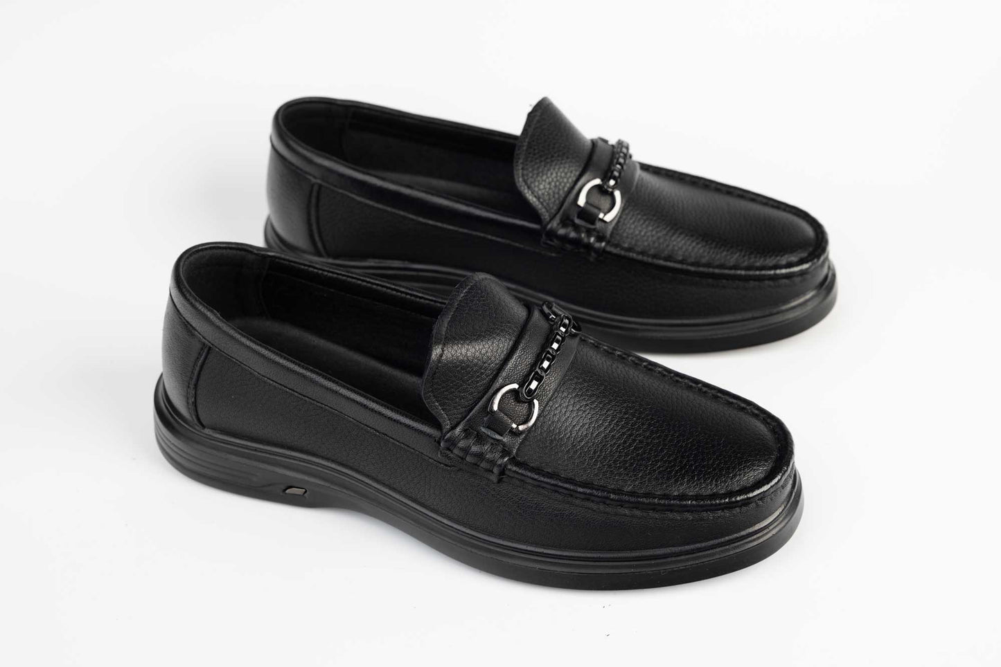 Men's genuine leather shoes MELS 23858 Black