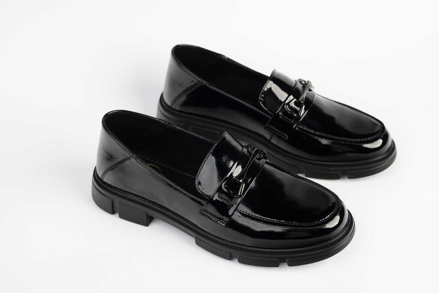 Women's casual shoes natural leather FORMAZIONE 0278 N lacquer