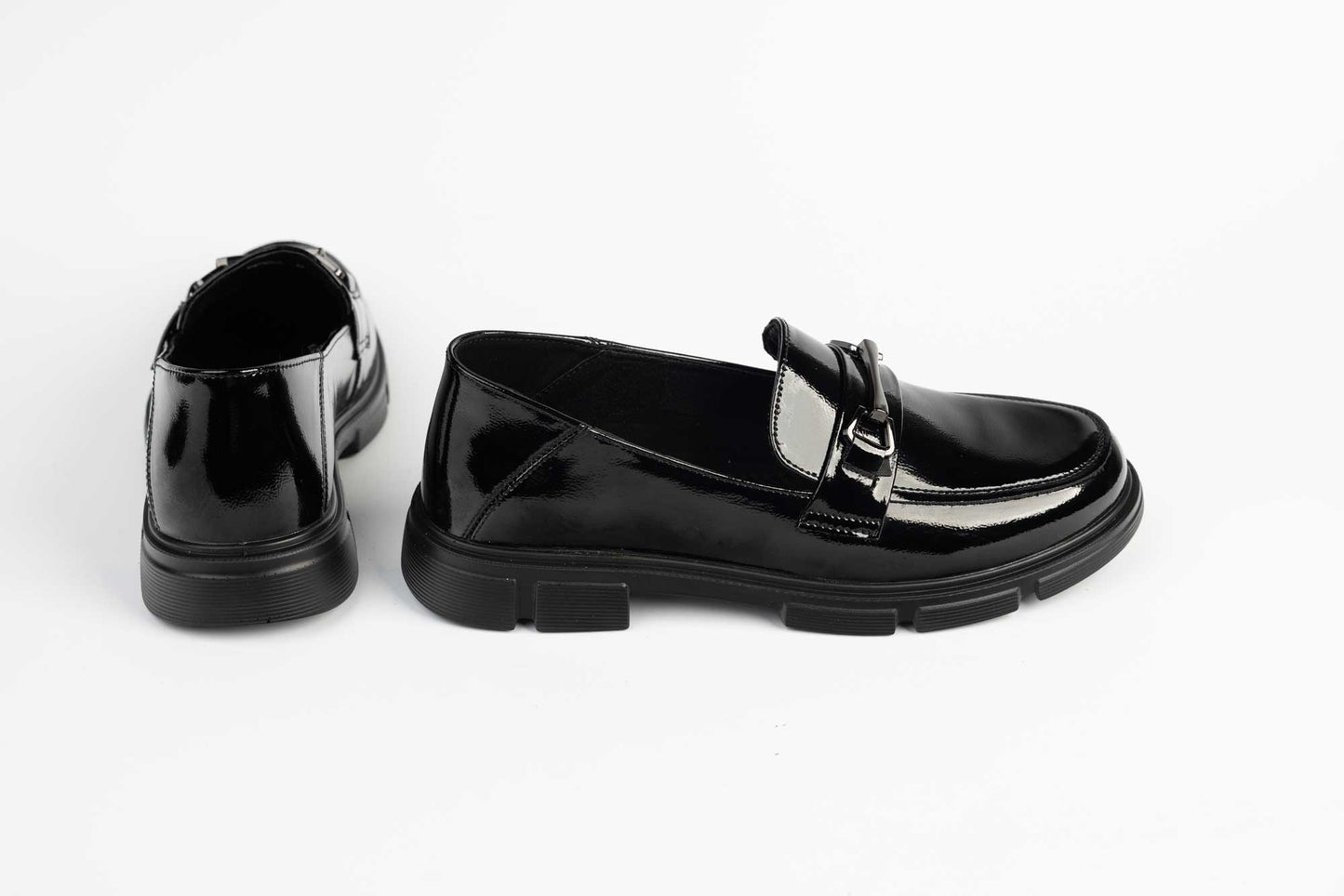 Women's casual shoes natural leather FORMAZIONE 0278 N lacquer