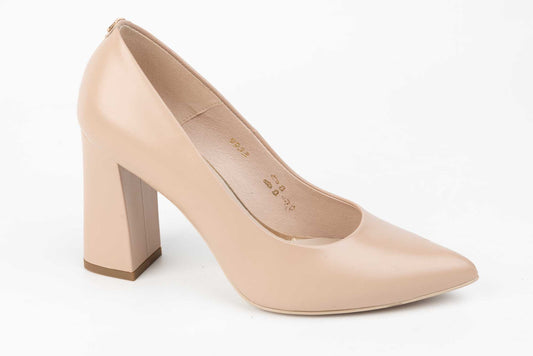 Pantofi dama piele naturala SALA 9933 Nude box