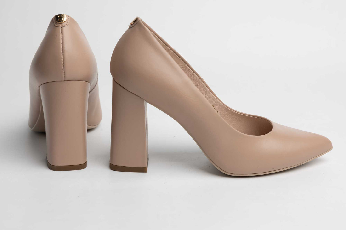 Pantofi dama piele naturala SALA 9933 Nude box