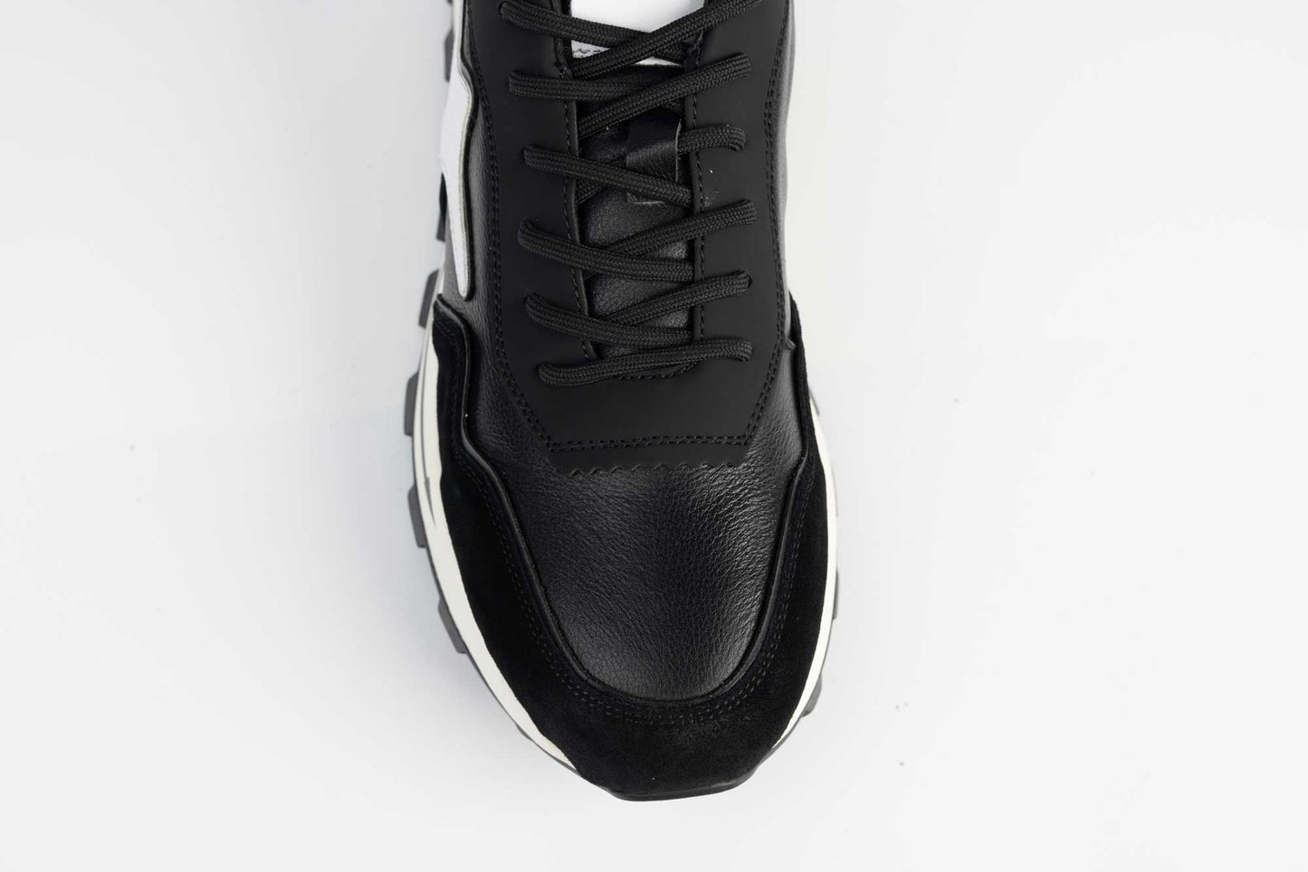 Men's sports shoes natural leather FRANCO GERARDO 6372 N vel