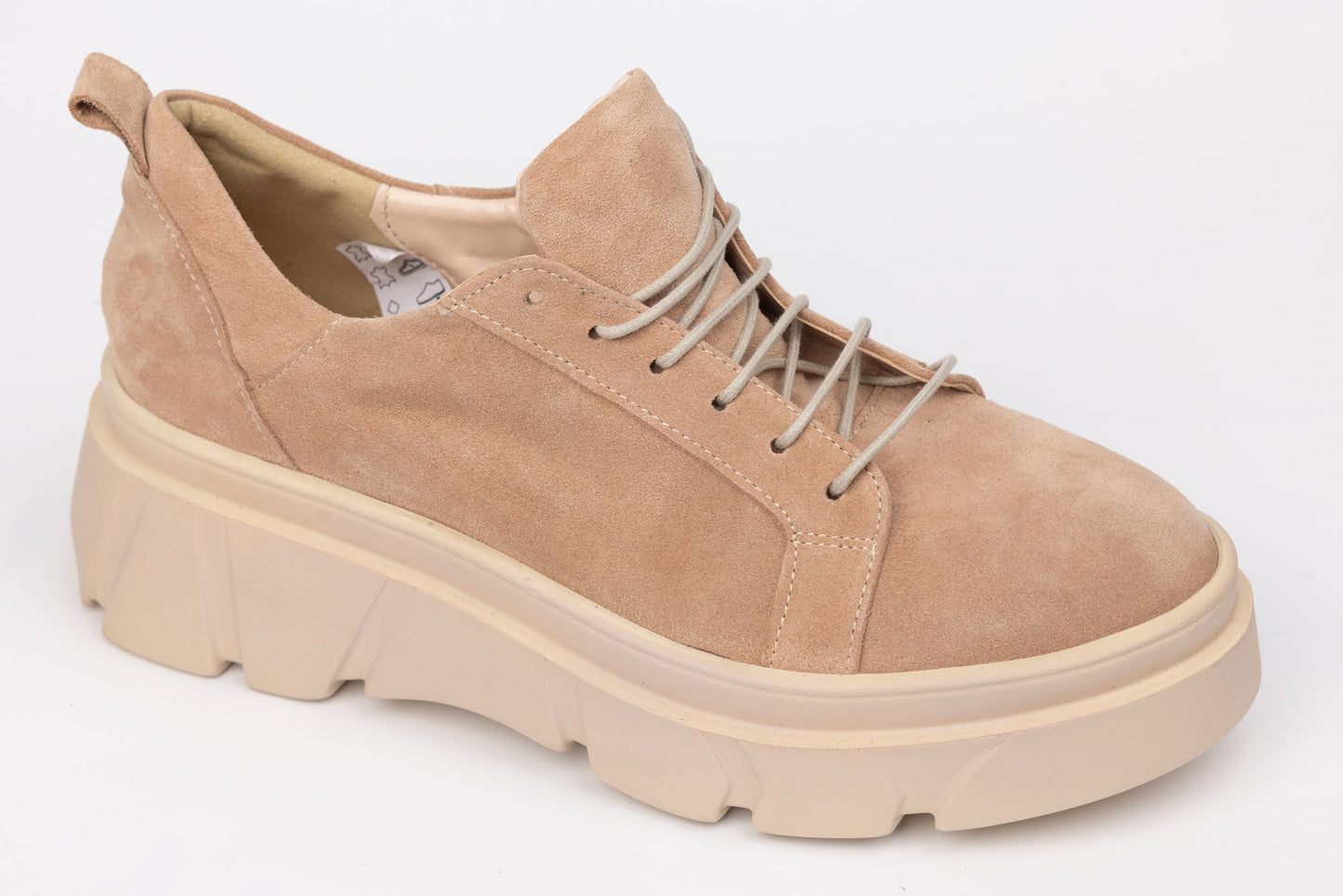 Women's shoes PERLA 1649 Beige Vel