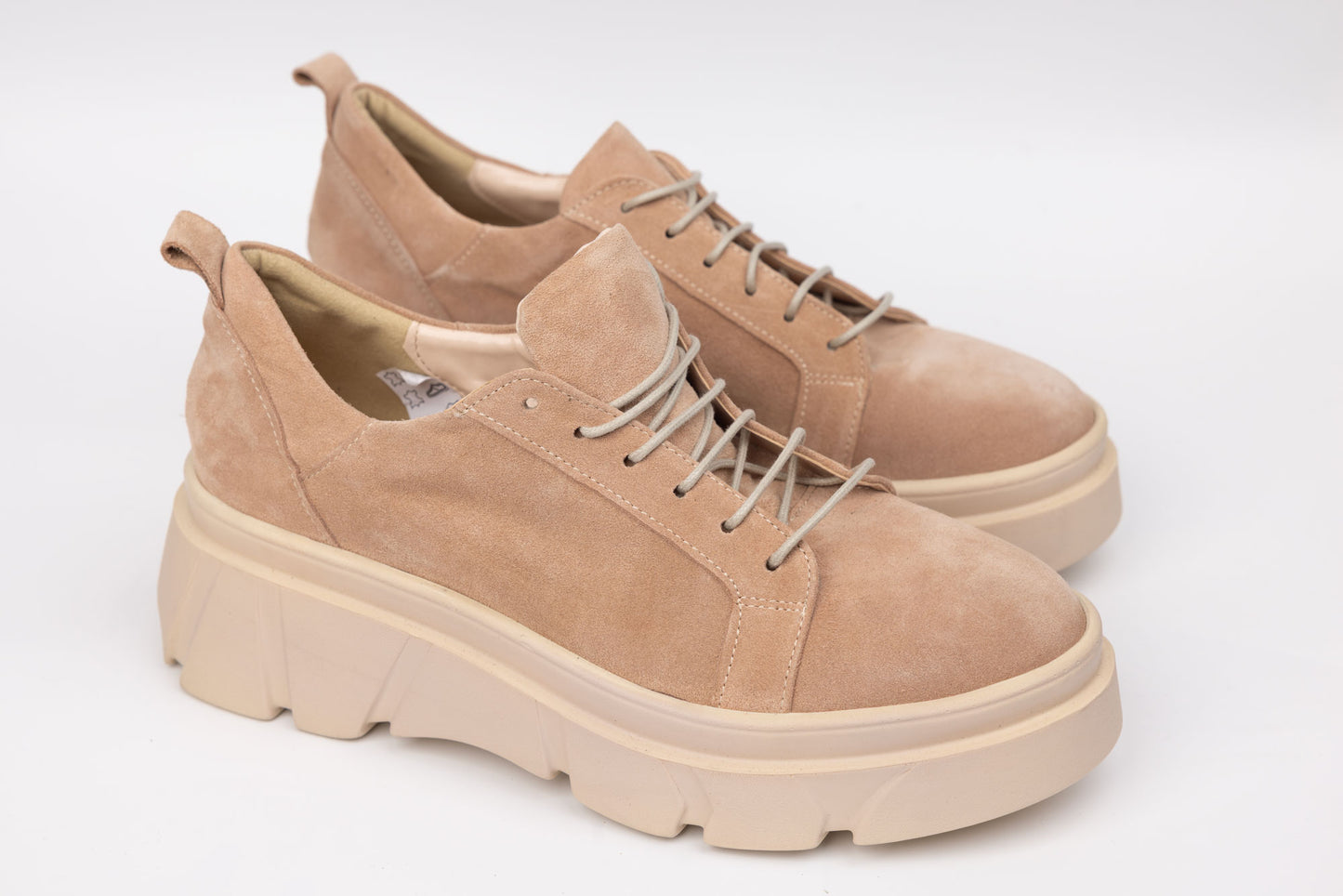 Women's shoes PERLA 1649 Beige Vel