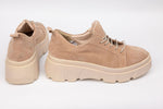 Pantofi dama PERLA 1649 Bej Vel