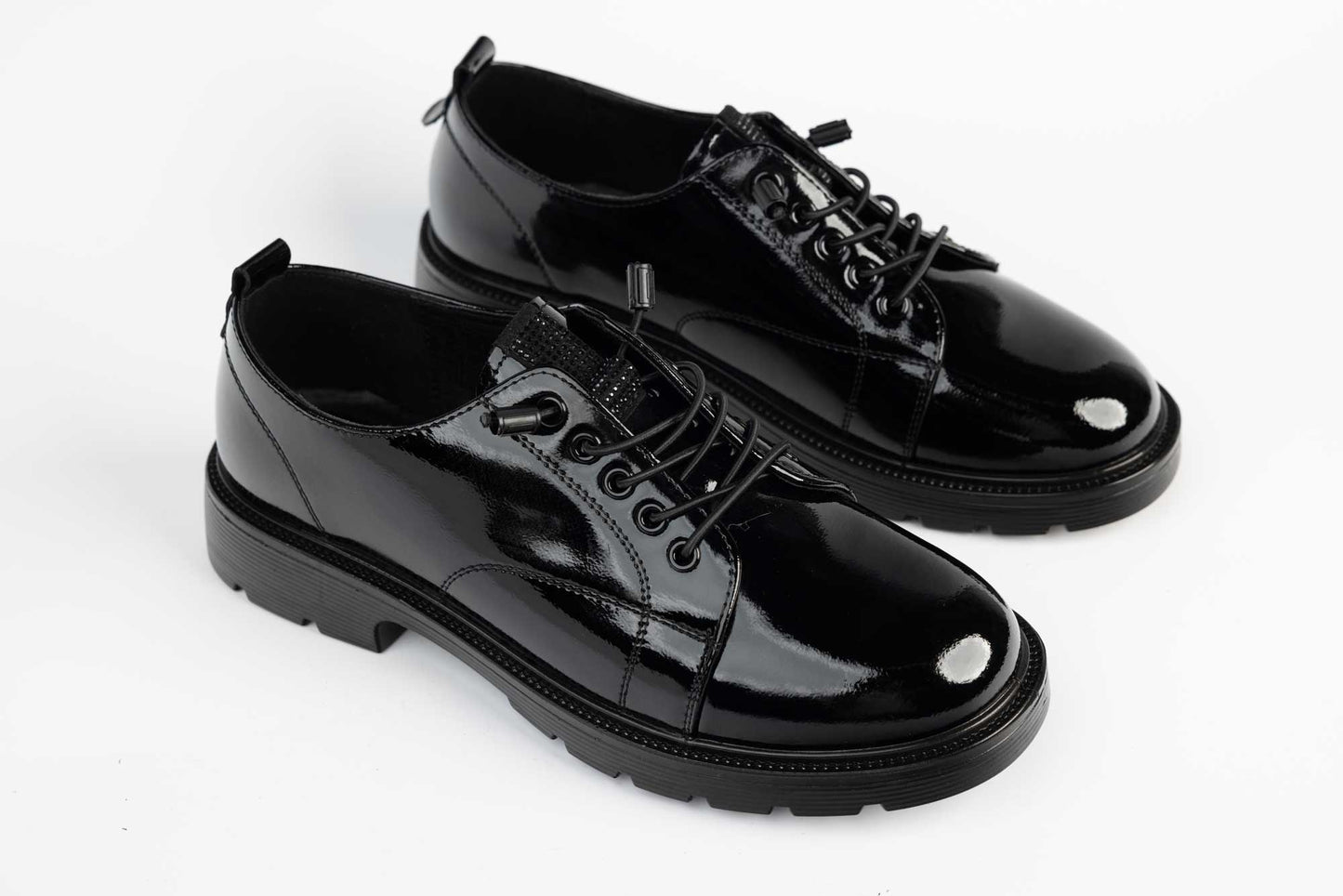 Pantofi dama casual piele naturala FORMAZIONE 220150 N lac