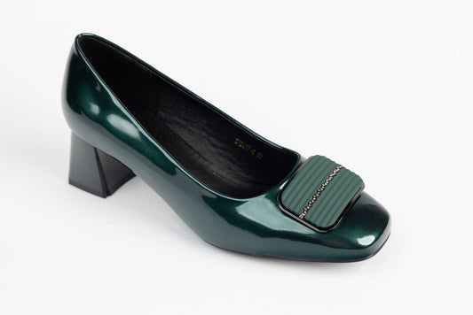 Pantofi dama eleganti piele naturala FORMAZIONE 2377-6 Verde lac