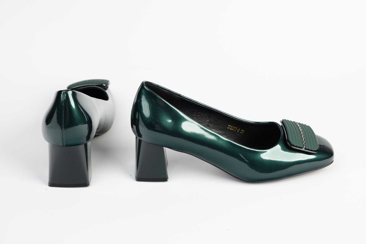 Pantofi dama eleganti piele naturala FORMAZIONE 2377-6 Verde lac