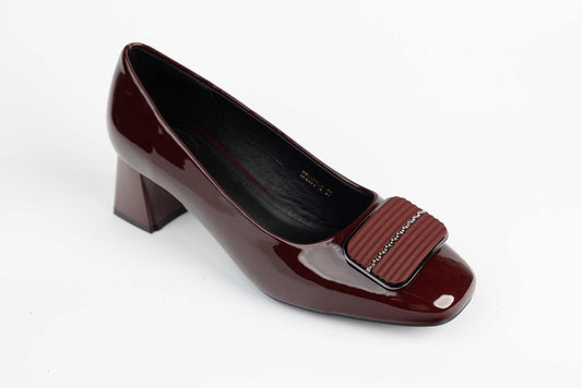 Pantofi dama eleganti piele naturala FORMAZIONE 2377-6 Bordo lac