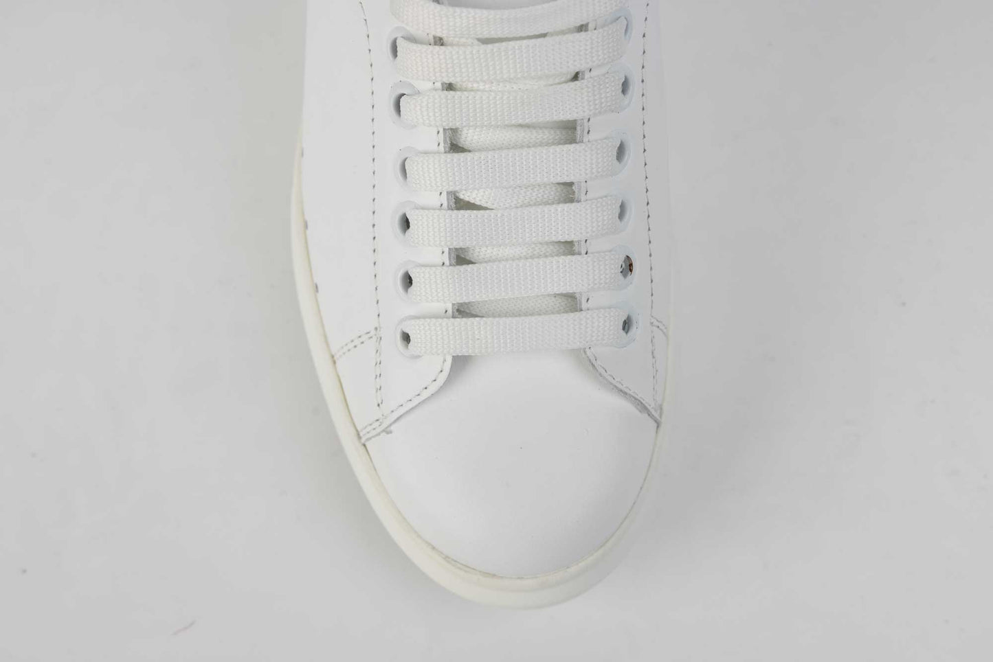 Women's genuine leather shoes PETER Ravena White