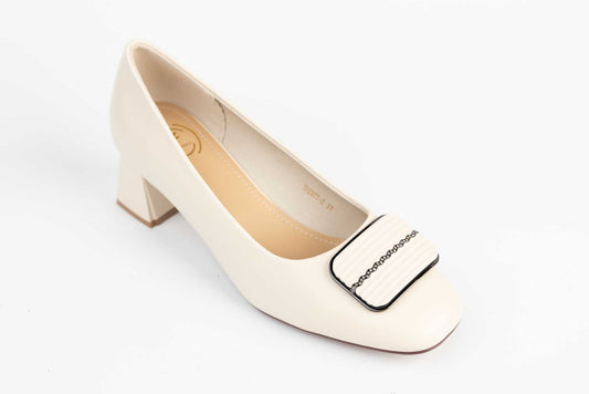 Pantofi dama eleganti piele naturala FORMAZIONE 2377-2 Crem