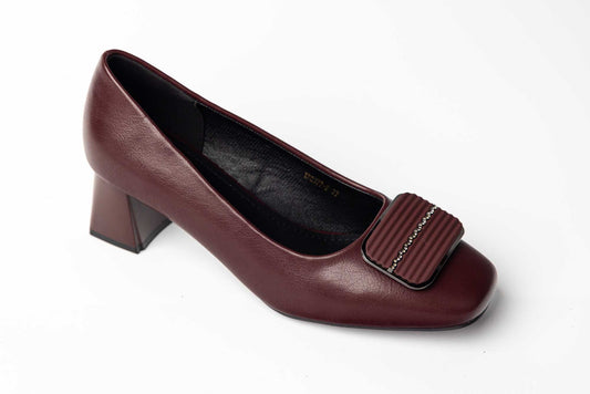 Pantofi dama eleganti piele naturala FORMAZIONE 2377-2 Bordo