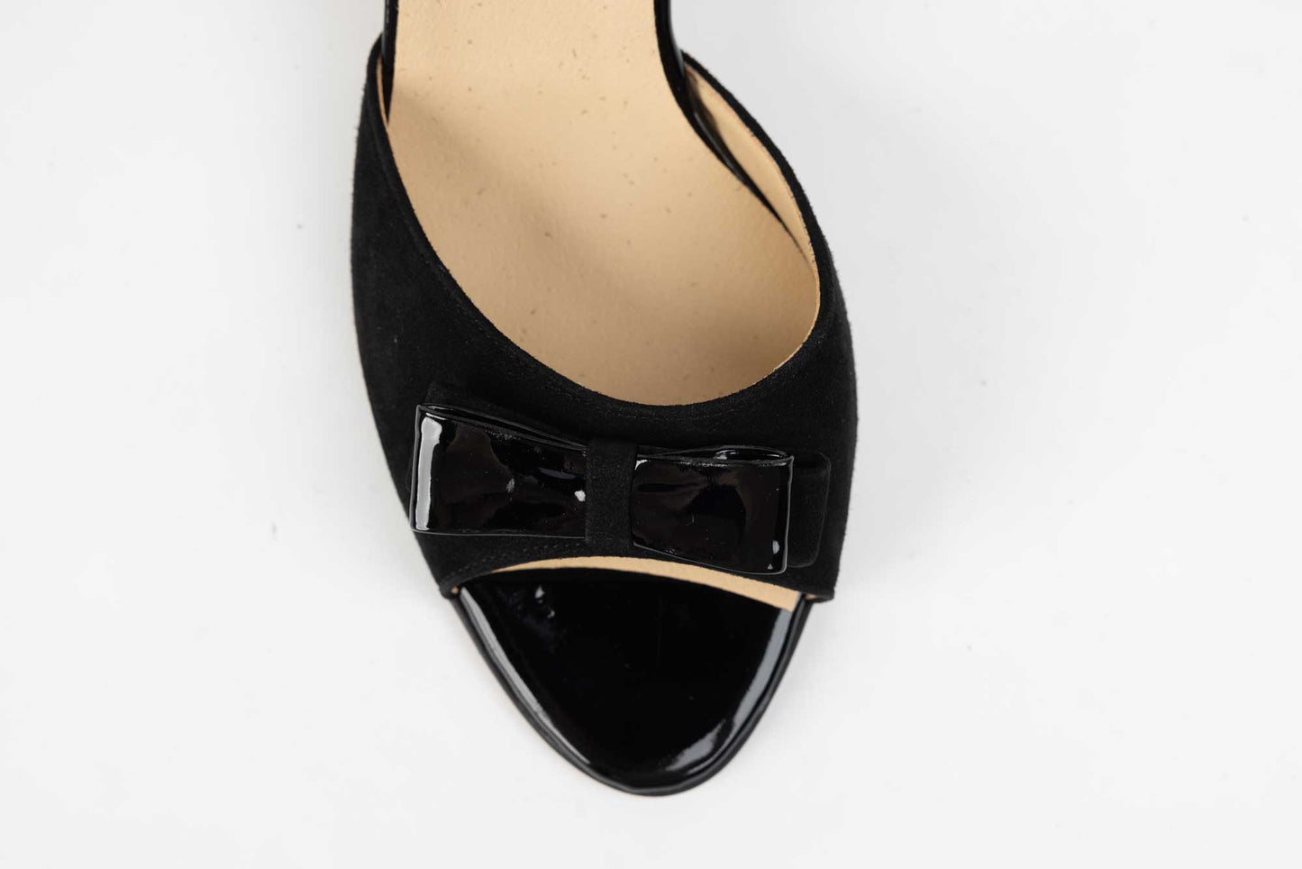 Women's sandals made of genuine suede leather ANTONIO 31336 N vel lac