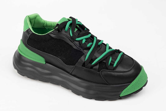 Pantofi barbati casual piele naturala FRANCO GERARADO 6636 N verde