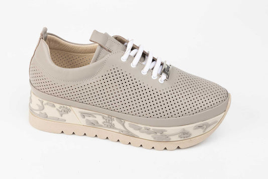 Pantofi dama piele naturala PERLA sport 210-1 Vizon