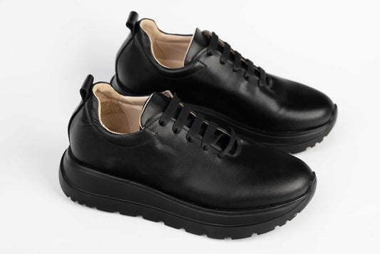 Pantofi dama piele naturala cu perforatie PERLA 3487 N