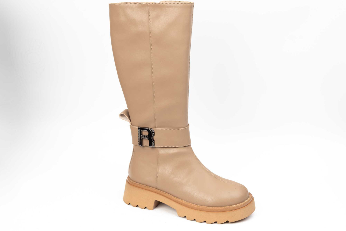 Women's genuine leather boots FORMAZIONE 62221 Apricot